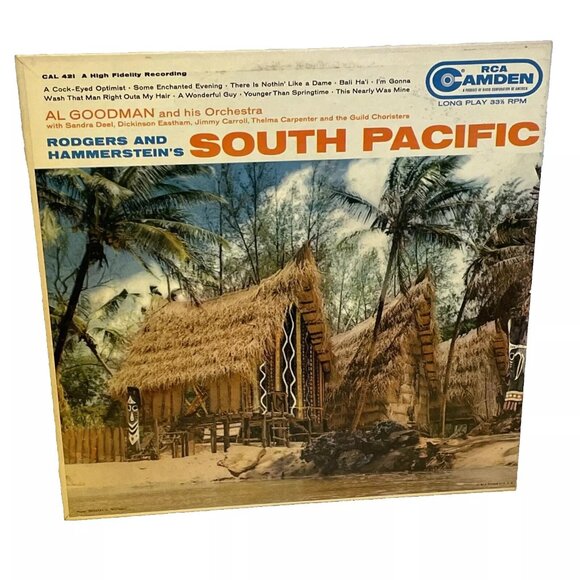 Rodgers And Hammerstein's South Pacific (Vinyl, 1958) RCA Camden CAL 421 Good+ - Picture 1 of 7